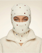 VELORA Crystal Veil Balaclava-hat-SAINT CHIC-White-SAINT CHIC