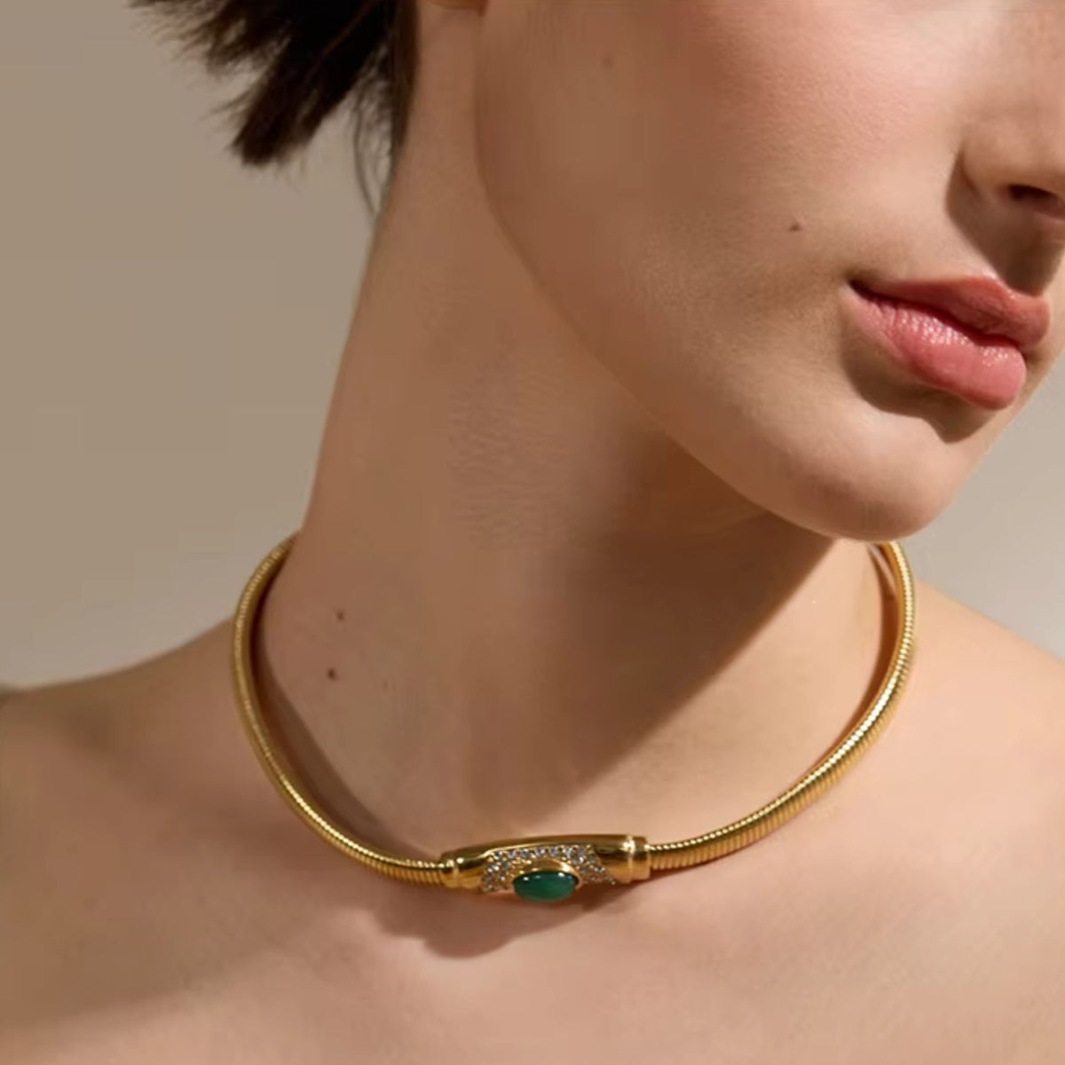 VERDE Choker Necklace-Chain-SAINT CHIC-SAINT CHIC