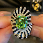 VERDURE Crystal Cocktail Ring