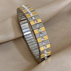 VETTE Stack Bracelets-Bracelet-SAINT CHIC-Silver Diamond-SAINT CHIC