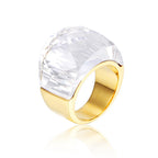 VIVID Ring-Ring-SAINT CHIC-Gold White-6-SAINT CHIC