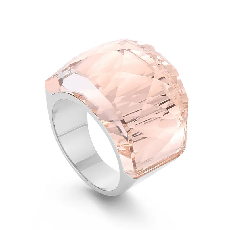 VIVID Ring-Ring-SAINT CHIC-Silver Blush-6-SAINT CHIC
