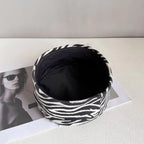 ZÈBRE Pillbox Hat-Hat-SAINT CHIC-White-SAINT CHIC