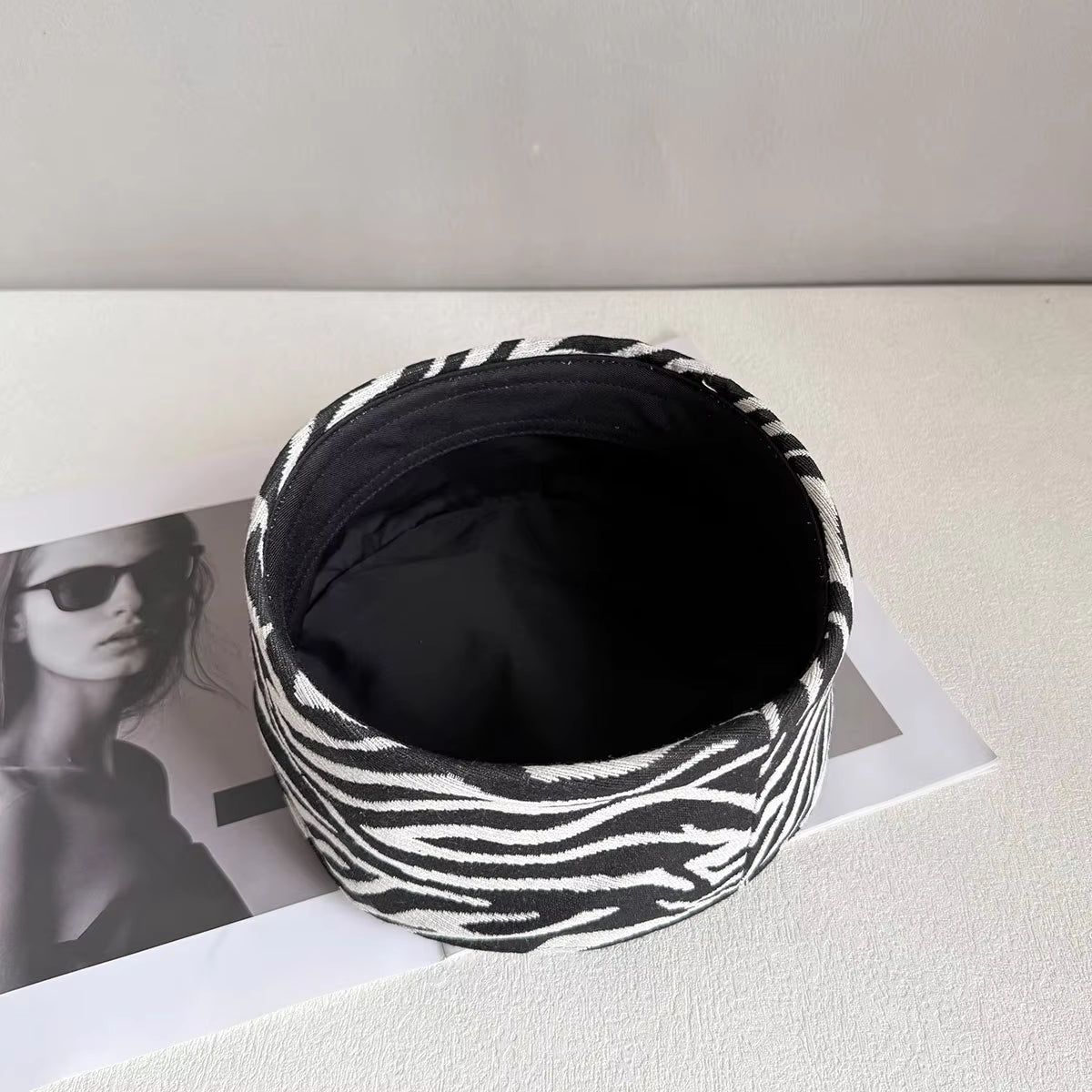 ZÈBRE Pillbox Hat-Hat-SAINT CHIC-White-SAINT CHIC