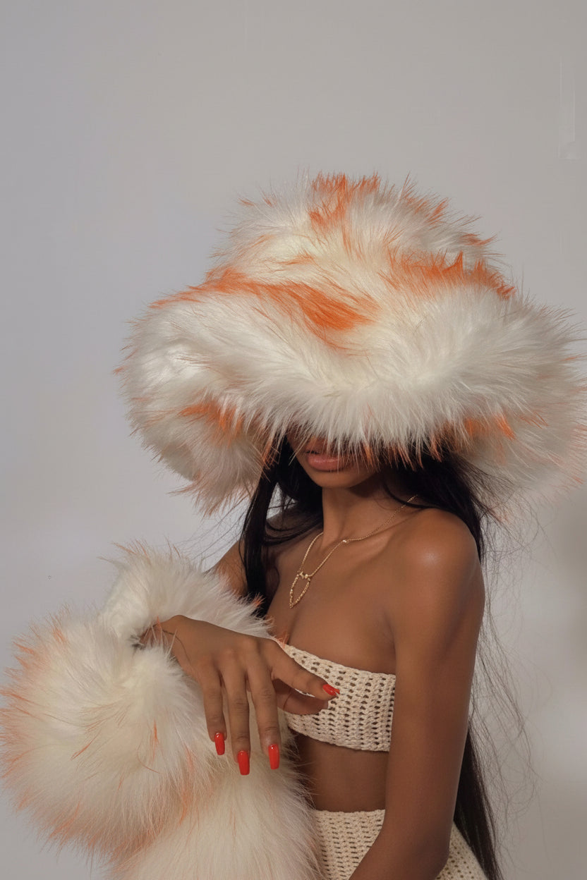 ALTA Faux Fur Bucket Hat-hat-SAINT CHIC Main image