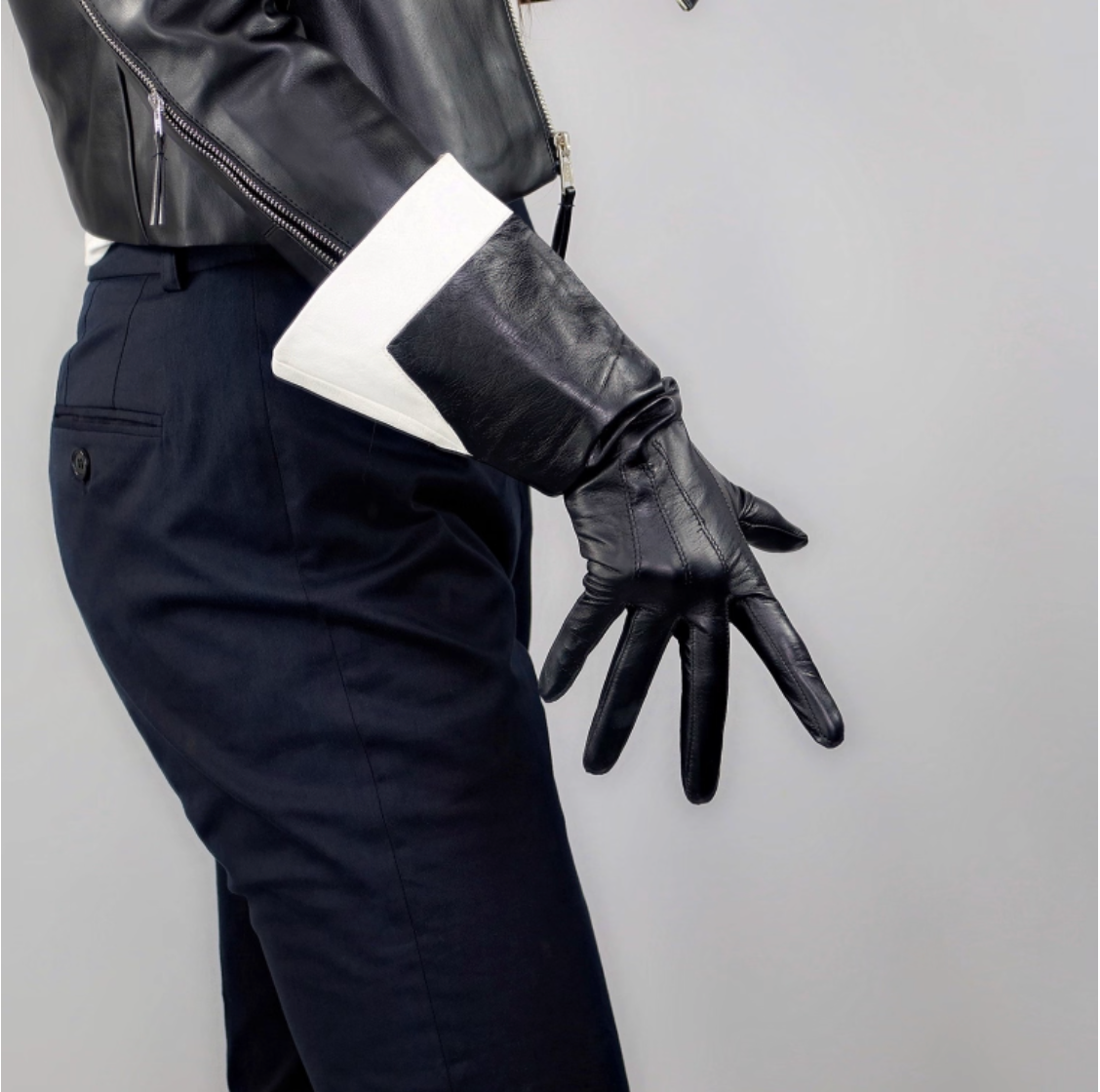 AVENUE Leather Glove-glove-SAINT CHIC Main image