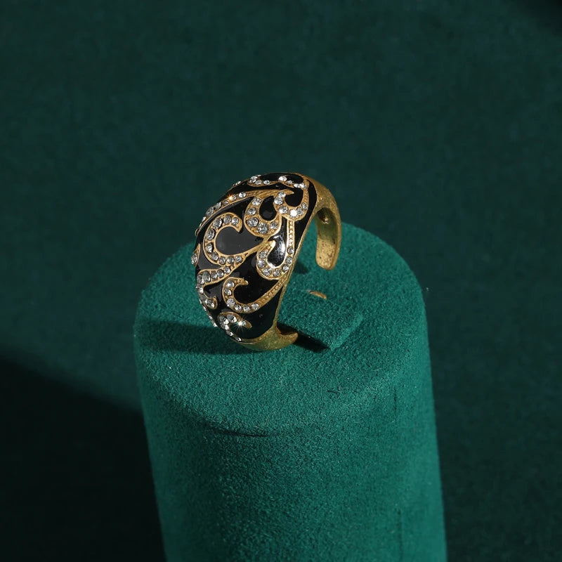 BLACKOUT Dome Ring-ring-SAINT CHIC