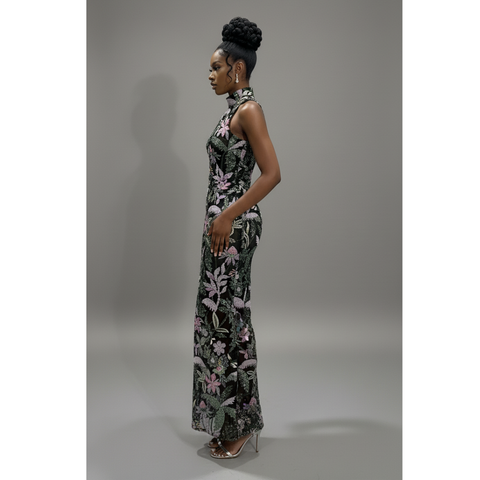 BOTANICA Sequin Gown