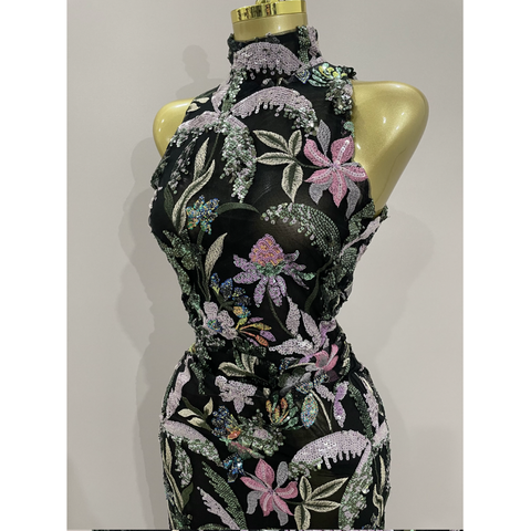 BOTANICA Sequin Gown