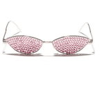 CAT-EYE Rhinestone Sun Glasses-Sunglasses-SAINT CHIC