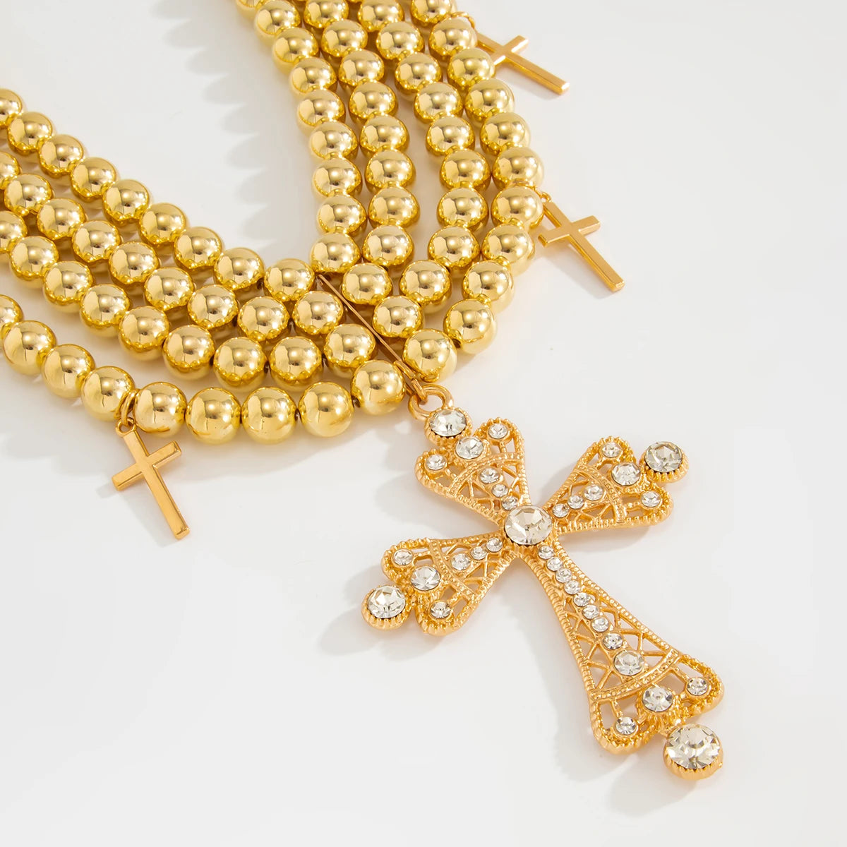 CATHEDRAL Layered Pendant Necklace Secondary image
