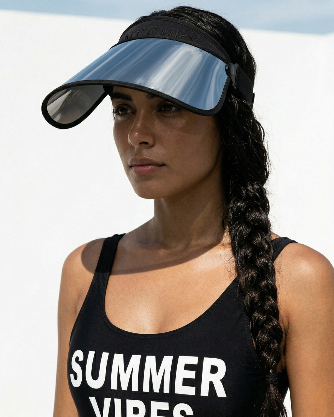 CHROME PAPARAZZI VISOR® Long Lens Sun Shield – 99% UV Protection Secondary image