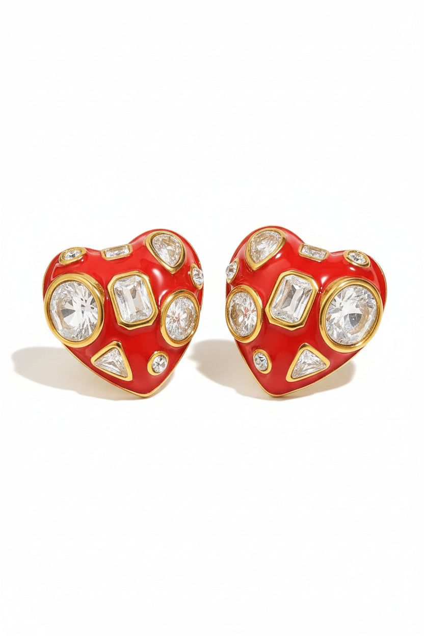 CONFETTI Stud Earrings-earring-SAINT CHIC