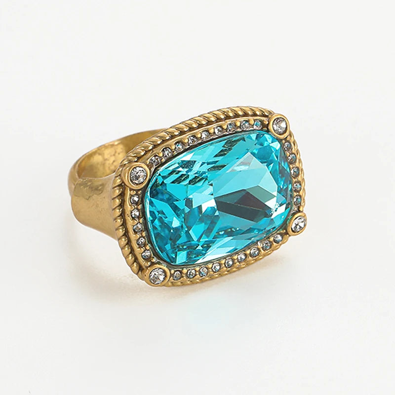 AZUR Crystal Cocktail Ring Main image