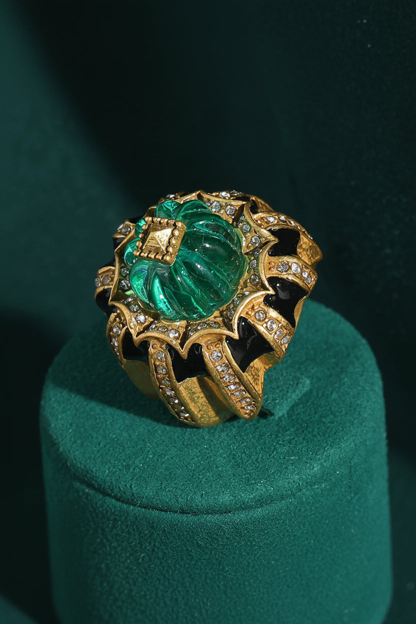 EMERALD EMPRESS Ring-ring-SAINT CHIC Main image