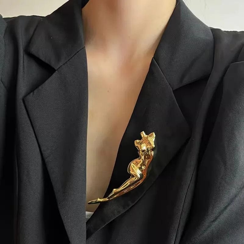 FIGURE Brooch-brooch-SAINT CHIC Main image