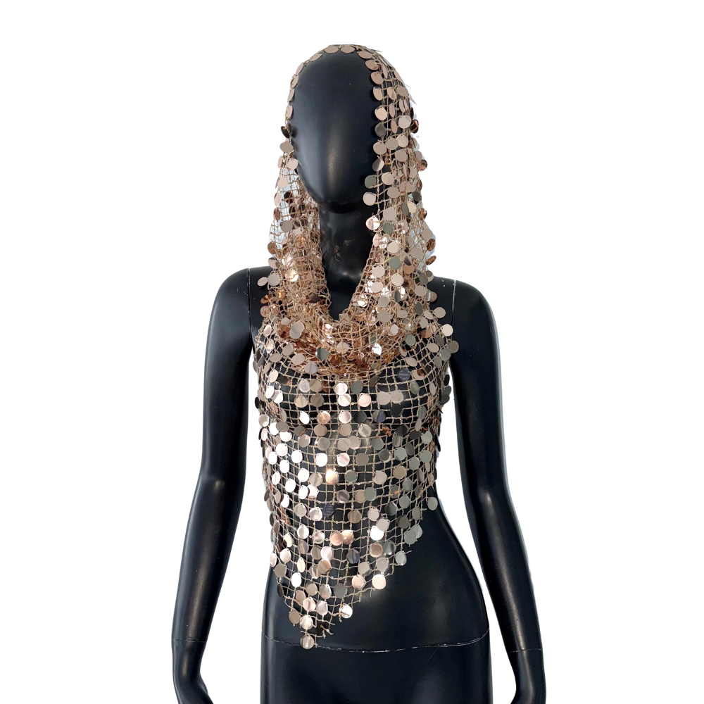 HOODRICH Sequin Net Tank Set Secondary image