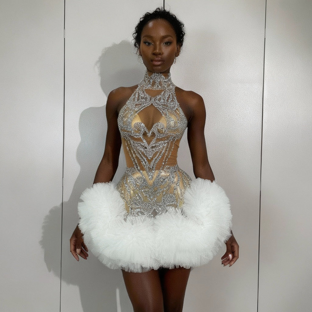 ICE SWAN Mini Dress Secondary image