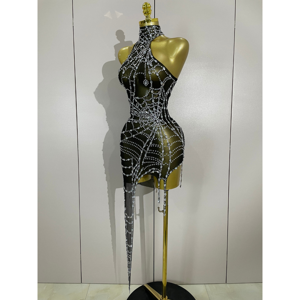 NIGHTFALL WEB Mini Dress Secondary image