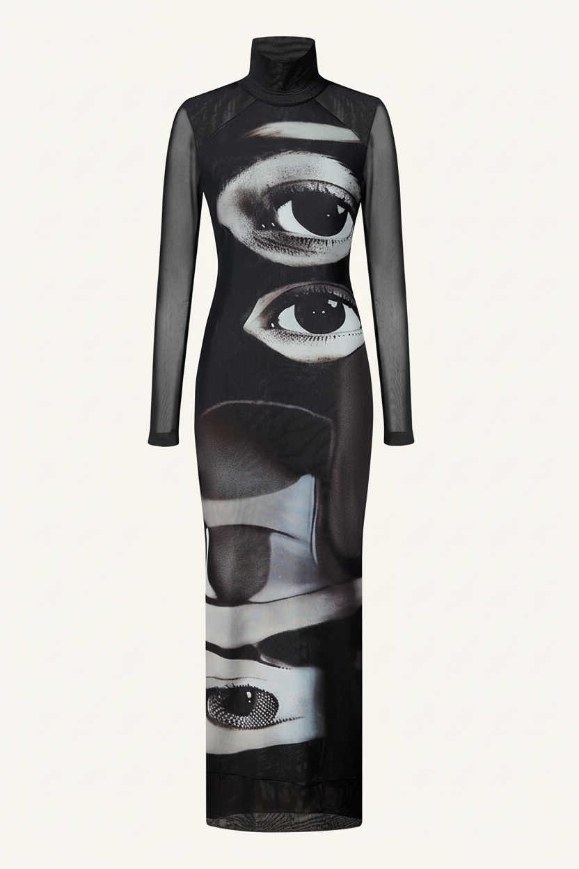 OCULUS Maxi Dress-dress-SAINT CHIC Main image