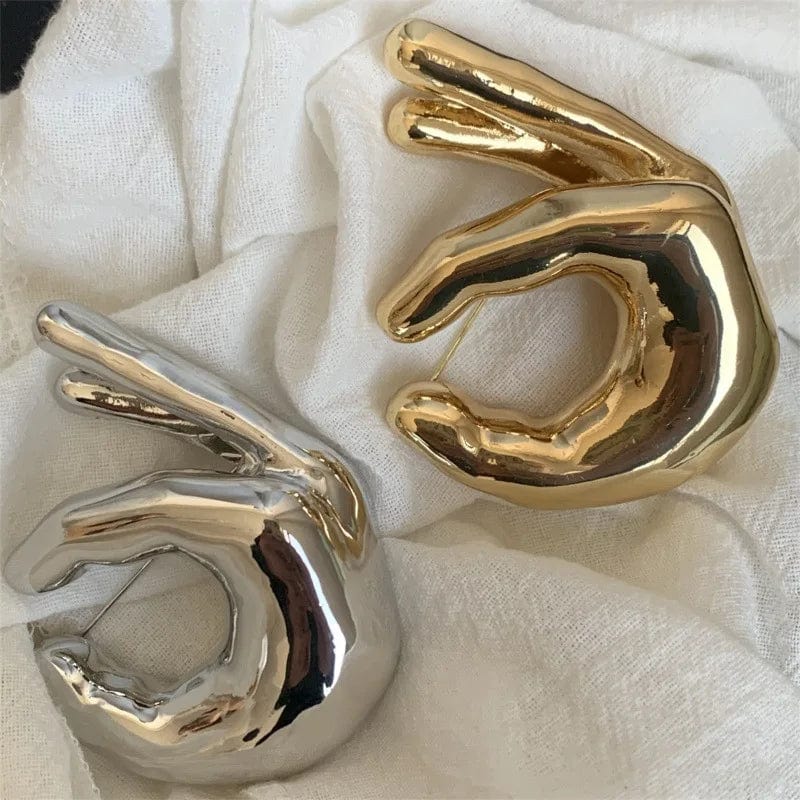 OK PINCH Brooch-brooch-SAINT CHIC