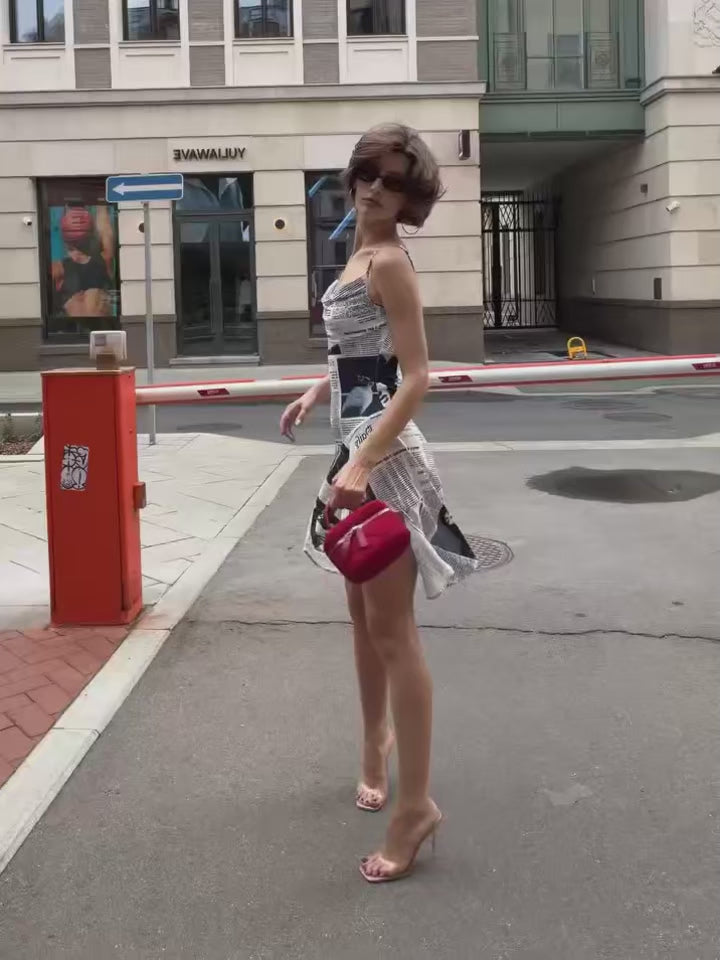 ILLUSION Newspaper Dress