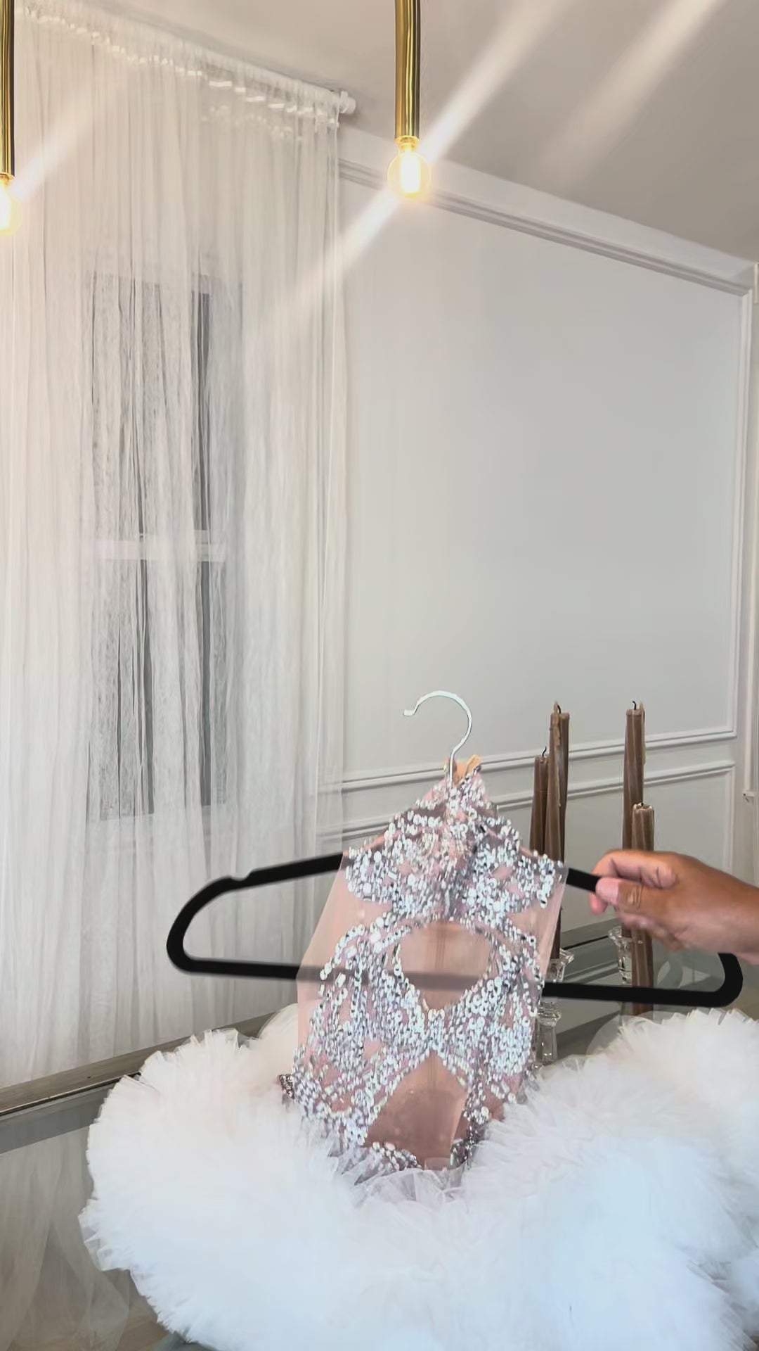 ICE SWAN Mini Dress