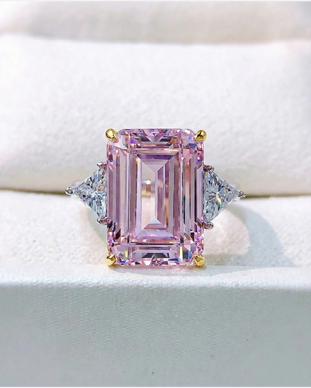 PRINCESS Emerald Cut Ring-ring-SAINT CHIC Main image