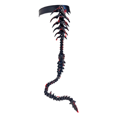SPINAL DRIP Necklace – Sculpted Vertebrae Collar