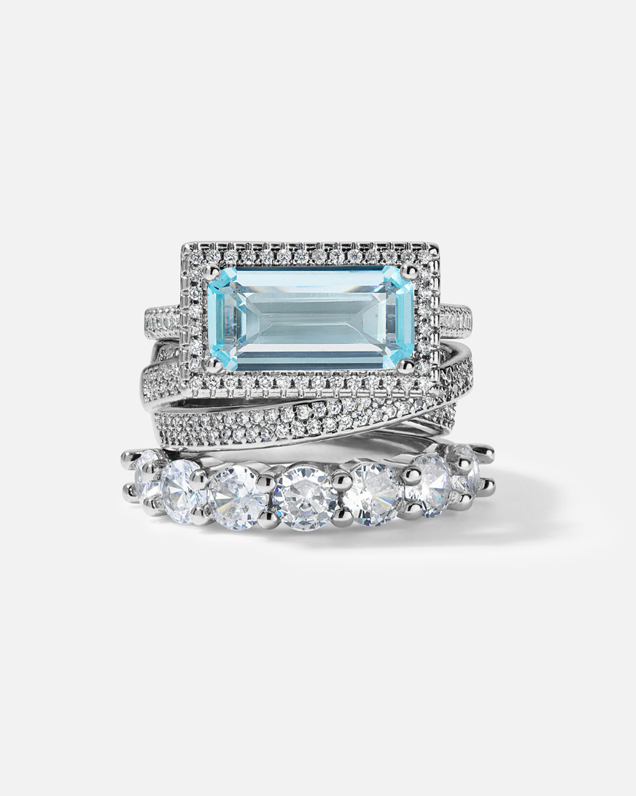 SOCIALITE STACK™ Cocktail Rings-ring-SAINT CHIC