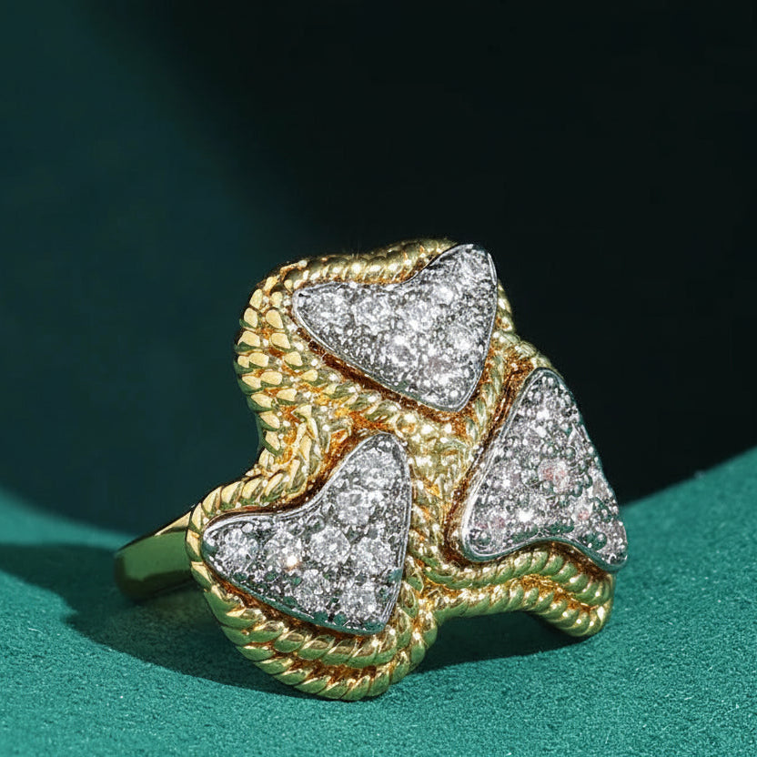 TRICOEUR Cocktail Ring-ring-SAINT CHIC