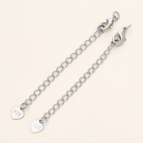 GOLD PLATED EXTENSION CHAINS – 5pc Charm Set with Lobster Clasps