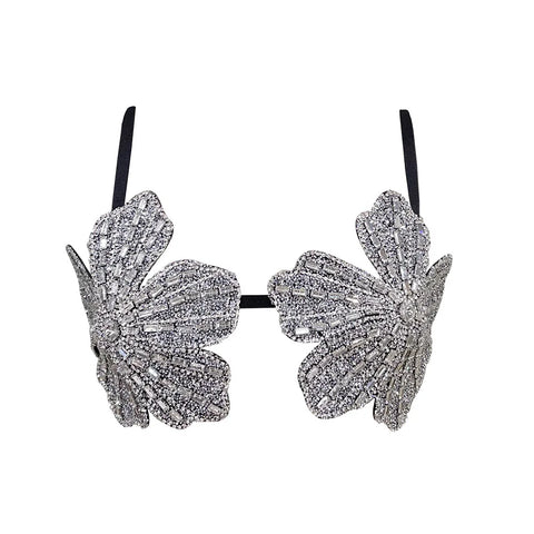 FLORA Crystal Bra Top