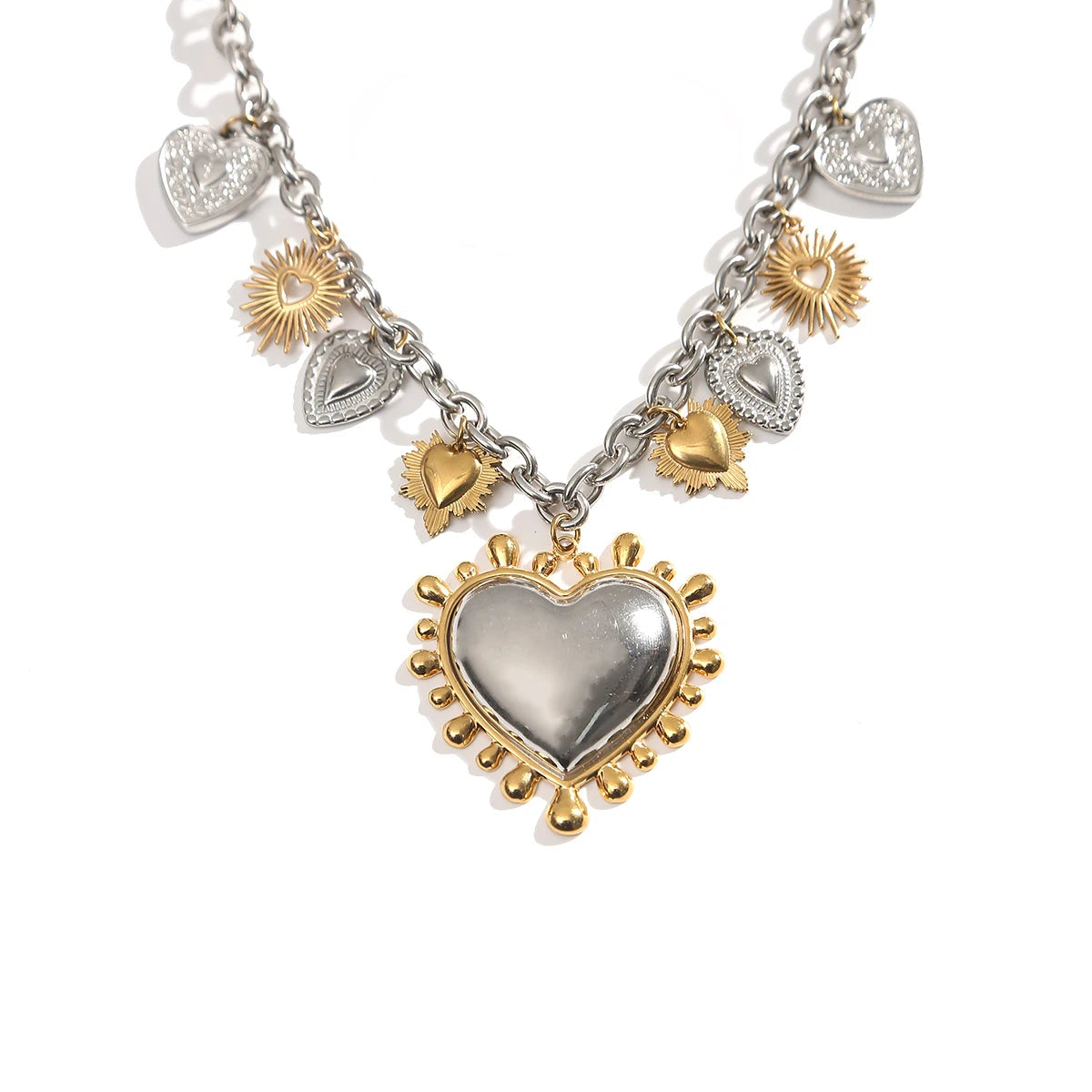 SACRÉ Heart Charm Necklace