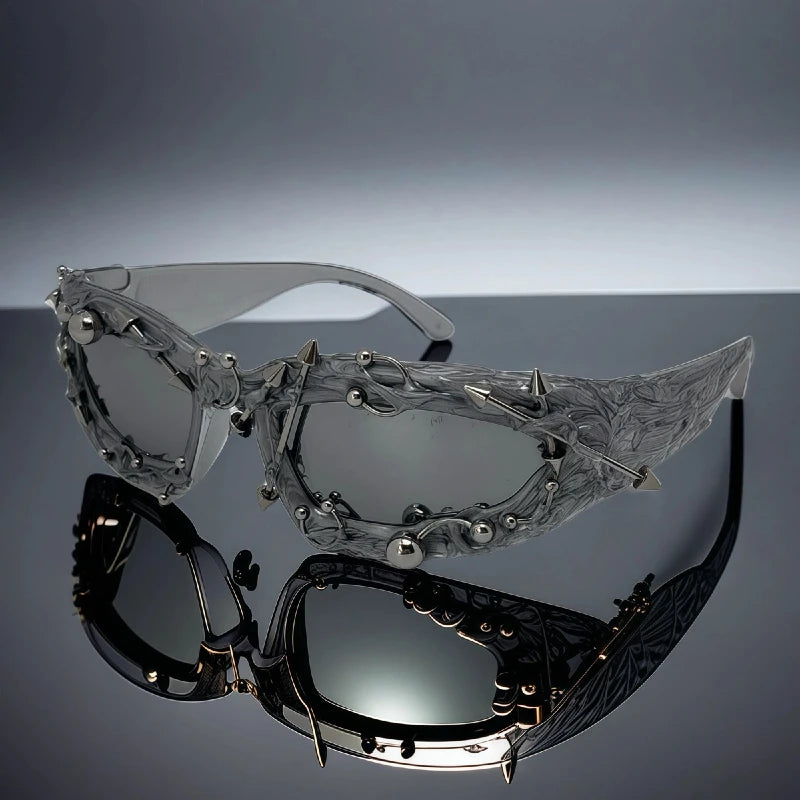 VENOM Studded Sunglasses-Sunglasses-SAINT CHIC