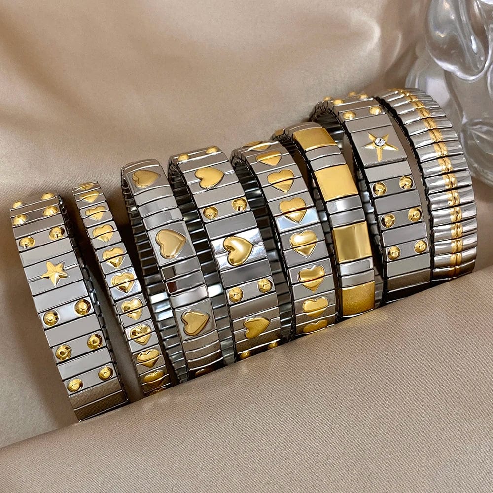 VETTE Stack Bracelets-Bracelet-SAINT CHIC Main image