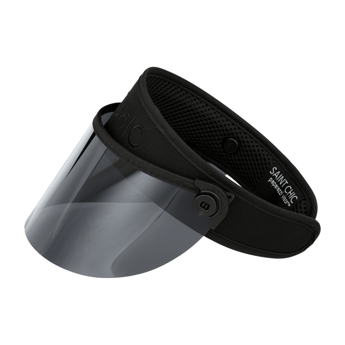 BLACKOUT Paparazzi Visor® 2.0 – All-Black Sun Shield-Hats-SAINT CHIC-SAINT CHIC