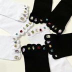 FIVE FINGER Toe Socks-Socks-SAINT CHIC-White-SAINT CHIC