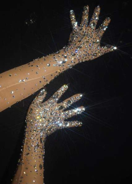 HOLLYWOOD Party Gloves-Gloves-SAINT CHIC-Cluster-SAINT CHIC Main image