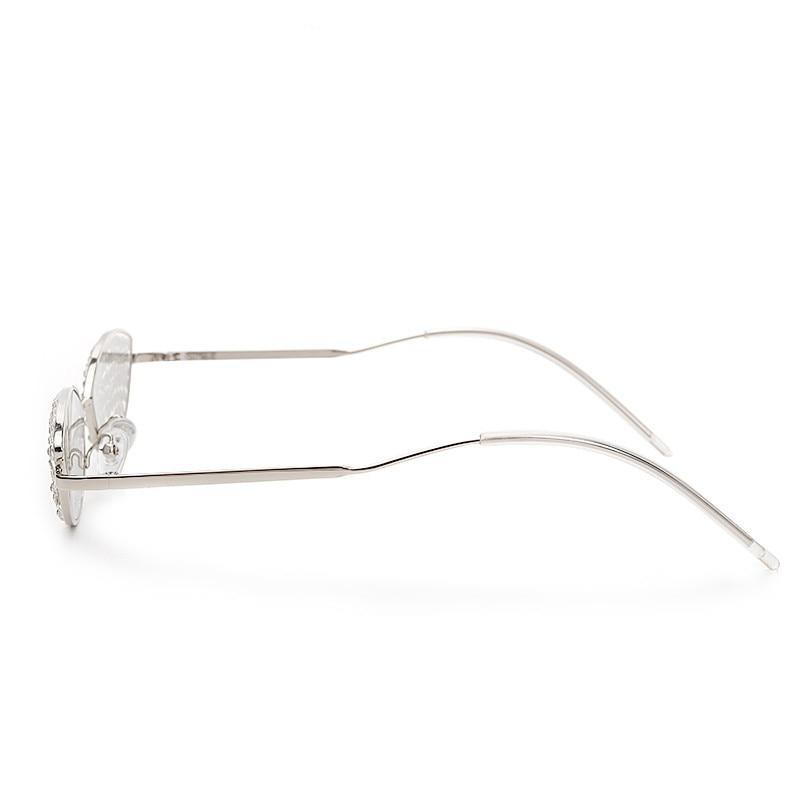 CAT-EYE Rhinestone Sun Glasses-Sunglasses-SAINT CHIC